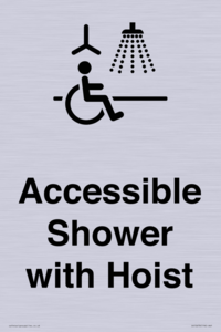 Accessible Shower with Hoist